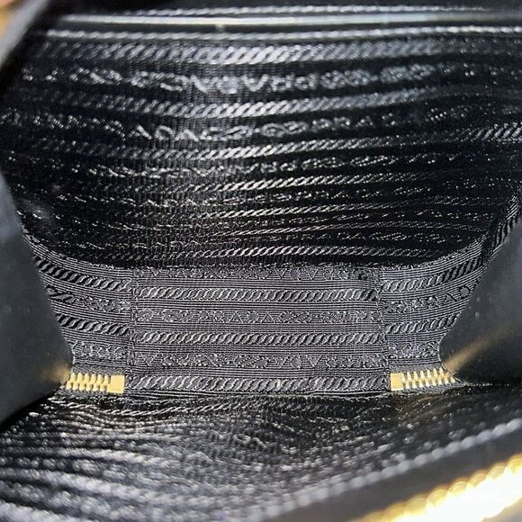 Authentic Prada Black Saffiano Lux Mini Odette Backpack main image 16